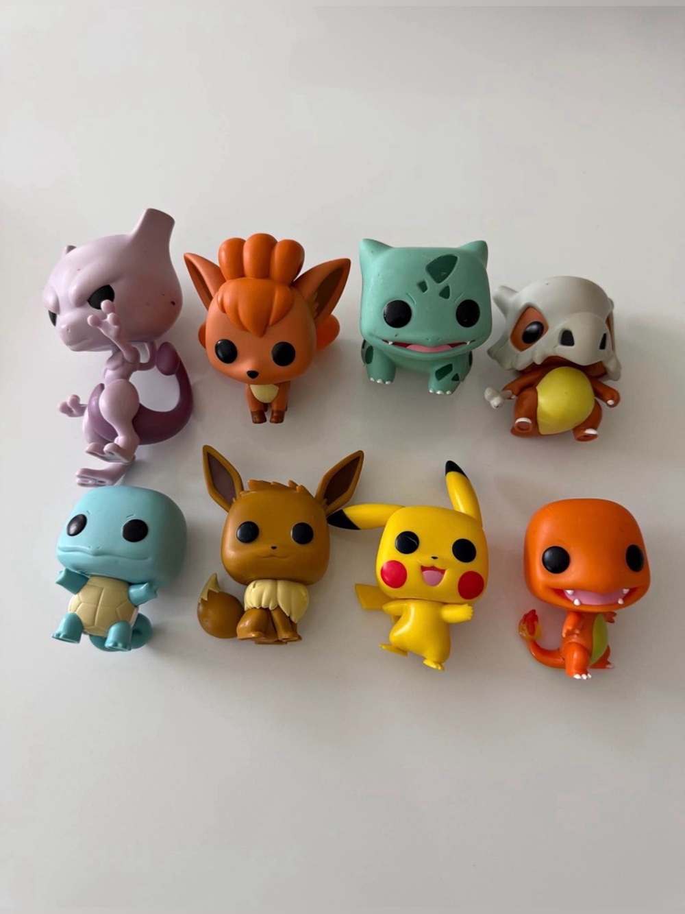 8 Pokemon pop collectible figurines